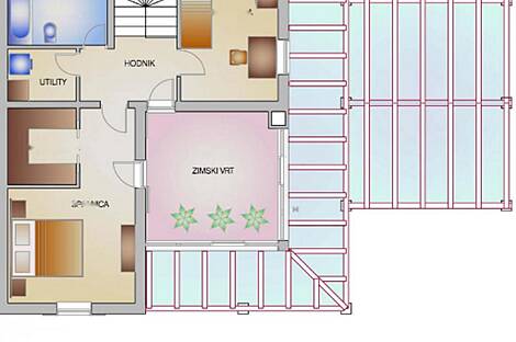 Дом с верандой в Хроватине: 18