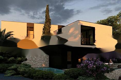 Объект Б в Бошамарине представлен домом: 4