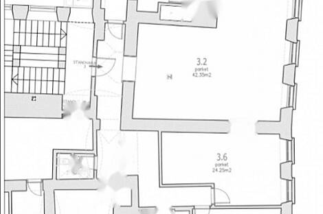 Жилье с четырьмя комнатами в исторической части Любляны: 3