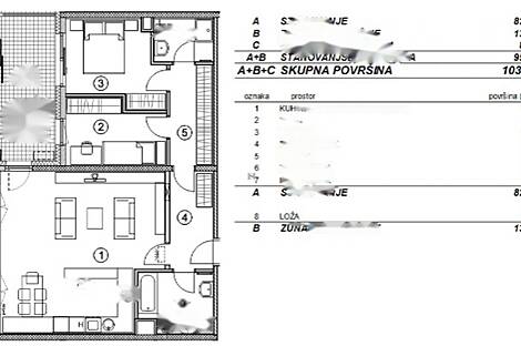 Трехкомнатная квартира в Любляне: 2