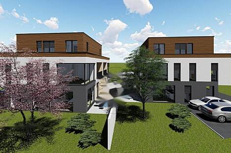 Новый двусемейный дом в районе Дравле Объект Б: 3