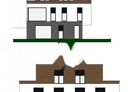 Новый двусемейный дом в районе Дравле Объект Б: 11