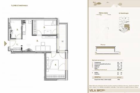 Трехкомнатная квартира в Ново-Трново: 3