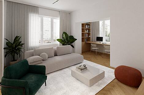 Многокомнатная квартира, минимум пять комнат, в Центральном районе: 3