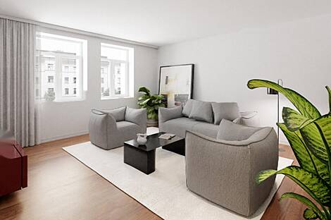 Многокомнатная квартира в центре: 7