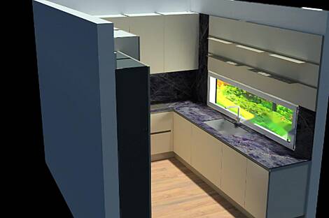 Квартира с четырьмя комнатами: 2