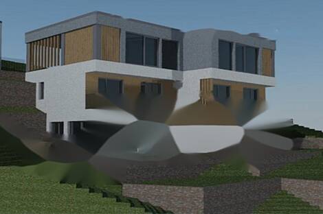 Здание возле лесной опушки: 4