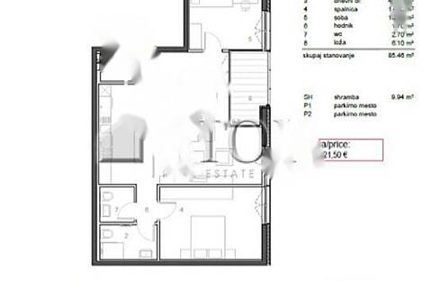 Трехкомнатная квартира, Центр, Дэванапарк II: 5