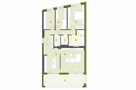 Четырёхкомнатная квартира на Новой Топничской: 3