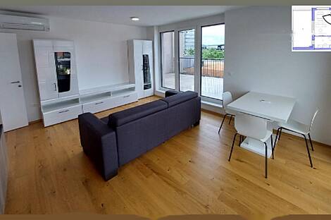 Двухкомнатная квартира с дополнительным помещением в районе Ново БТЦ.: 10