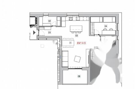 Квартира с тремя комнатами Поле: 2