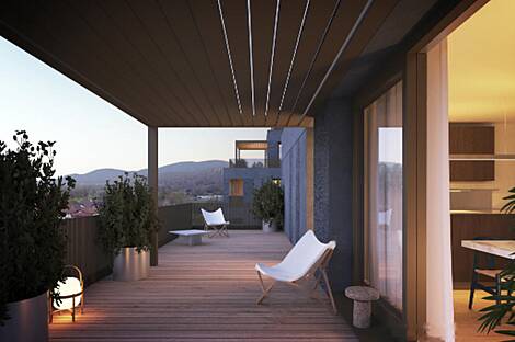 Четырехкомнатная квартира, расположение - Бежиград: 1