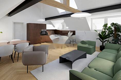 Четырёхкомнатная квартира в центре Любляны: 15