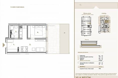 Квартира с двумя комнатами в районе Трново: 3