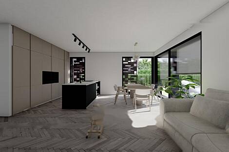 Квартира с четырьмя комнатами, совсем новая.: 6