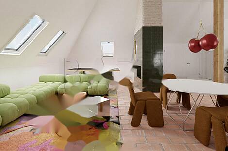 Квартира с пятью комнатами в центре города: 1