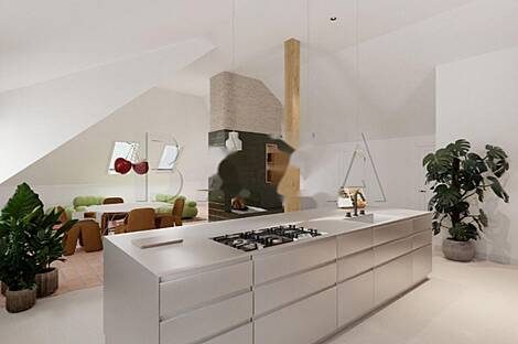 Квартира с пятью комнатами в центре города: 5