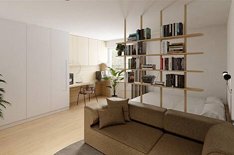 Полуторакомнатная квартира в Новом Любляне, Шишка: 10