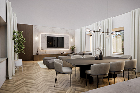 Четырехкомнатная квартира в центральной части города: 4