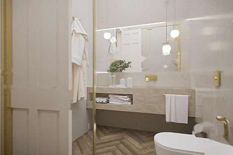 Четырехкомнатная квартира в центральной части города: 18