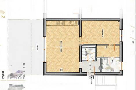 Квартира Люция с двумя комнатами: 2