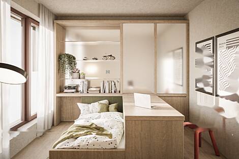 Квартира с четырьмя комнатами в районе Бежиград.: 2