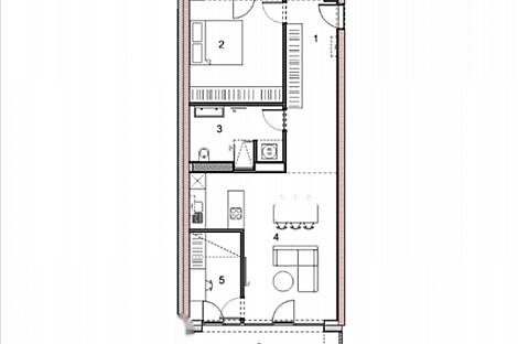 Квартира с тремя комнатами, расположенная в Бежиграде: 14