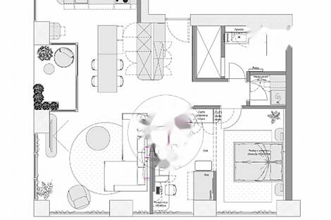 Квартира с тремя комнатами в районе Шишки: 11