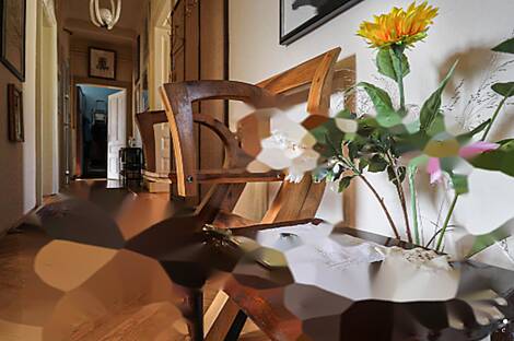 Дом, состоящий из трех комнат, располагается в центре.: 3