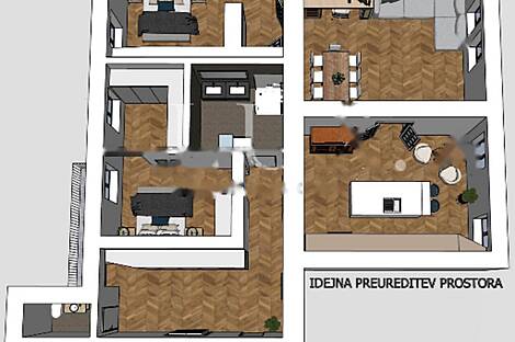 Дом, состоящий из трех комнат, располагается в центре.: 16