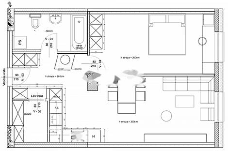 Квартира с двумя комнатами в Шишке.: 14