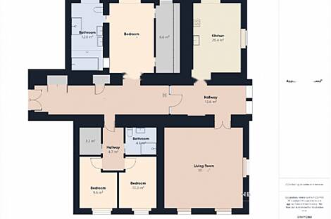 Центральная Любляна 5+ комнатная квартира: 26