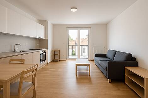 Однокомнатная квартира, Новая Любляна, рядом с Центром: 1