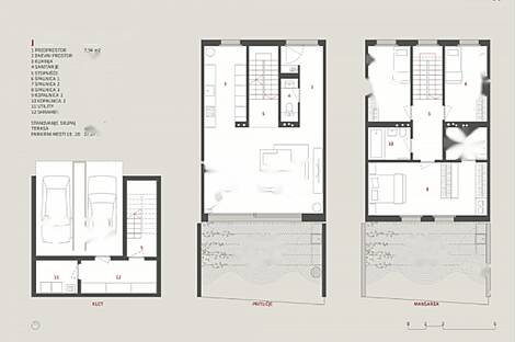Озёрная резиденция, дом с террасой: 13