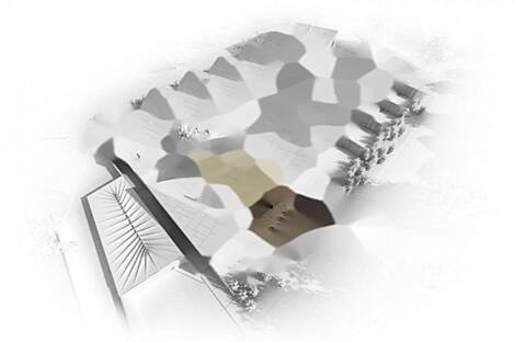 Дом с открытой площадкой у озера: 12