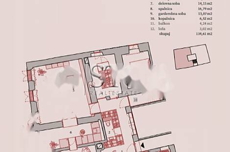 3,5-комнатная квартира в центре Любляны: 11