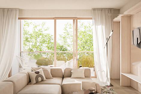 Трёхкомнатная квартира в районе Бежиград.: 3