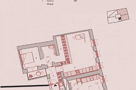 Центральная 2-комнатная квартира: 11