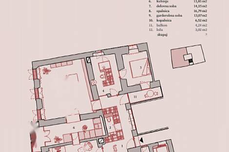 Номер 3.5, квартира в Новом Любляна Центре: 7