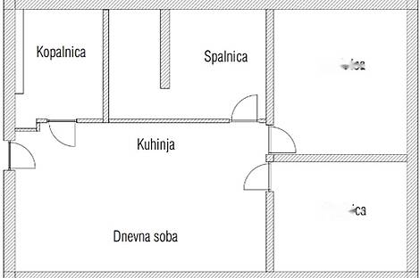 3,5-комнатная квартира в районе Ново Поле.: 1