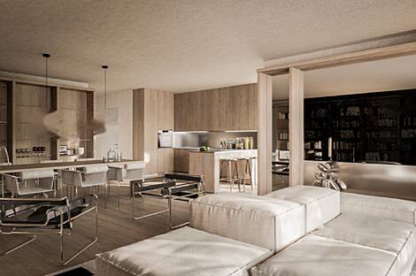 Четырехкомнатная квартира в районе Бежиград, Новая Любляна.: 12