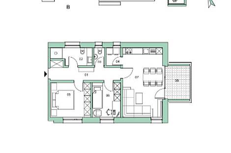 Трехкомнатная квартира в Надгорице: 13