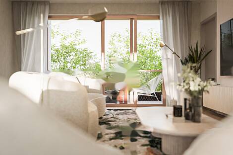 Трехкомнатная квартира в районе Новая Бежиград: 15