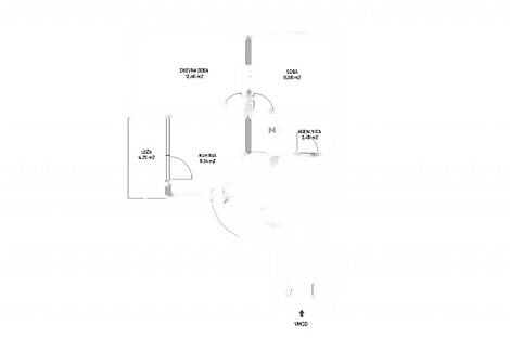 Квартира с двумя комнатами, Нове-Ярше: 11