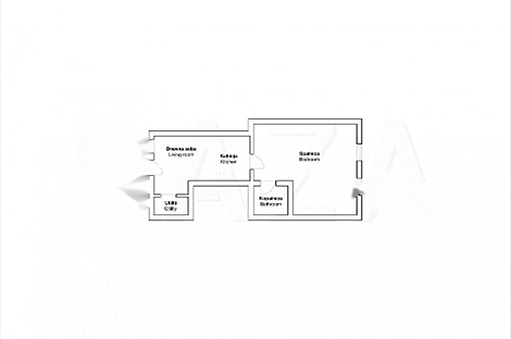 1-комнатная квартира в Бежиграде: 17