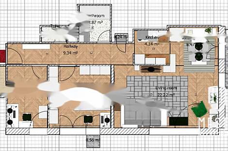 Квартира Шишка с тремя комнатами: 9