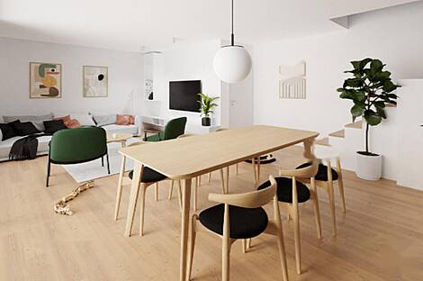 Дом с террасой Ново Любляна Вич: 3