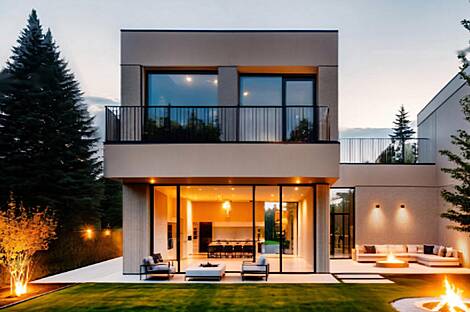 Дом с террасой в районе Ново Шмартно под Шмарно Горо в Любляне.: 1