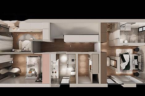 Дом с террасой в районе Ново Шмартно под Шмарно Горо в Любляне.: 7