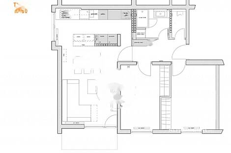 Трехкомнатная квартира в районе Водмат: 13